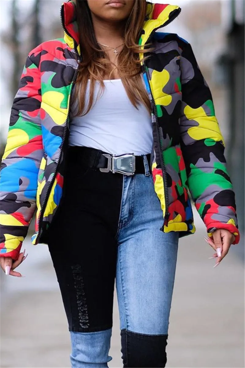 Yellow Camo Jacket